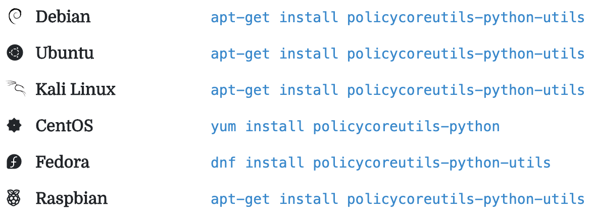 policycoreutils_python_install